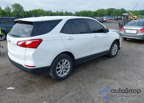 2021 Chevrolet Equinox Fwd Ls из США, поврежденный, VIN 3GNAXHEV5MS100457